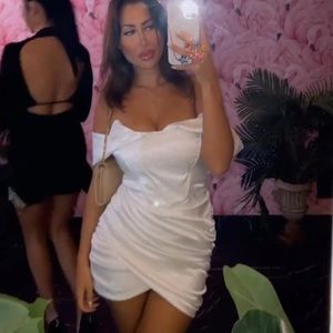 Small house of CB white dress